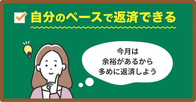 自分のペースで返信できる